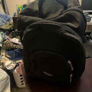Isaac Mizrahi Black Backpack